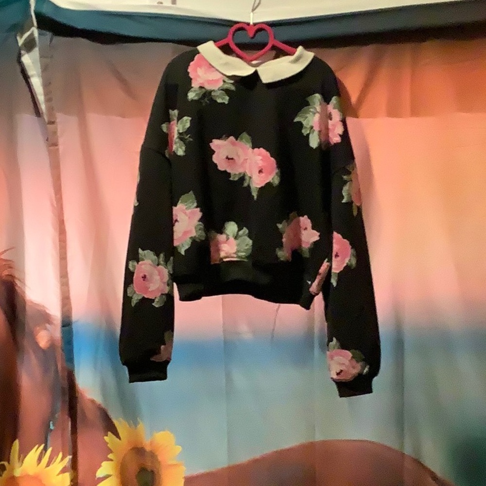 H&M rose shirt/sweatshirt